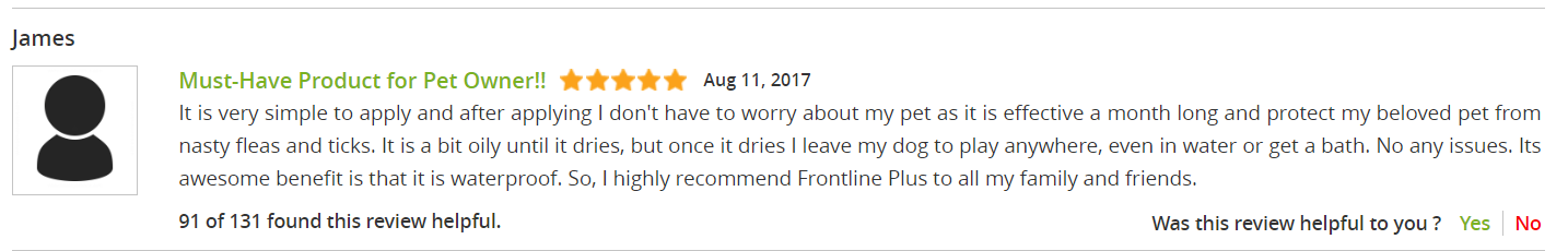 frontline plus review